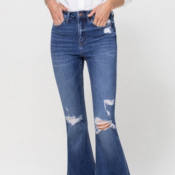 *NEW* Flying Monkey High-Rise Super Flare Jeans - Picture 8 of 10